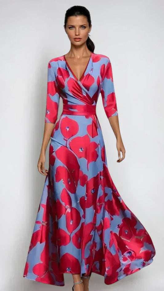 EMILIA |Elegante y versátil vestido floral