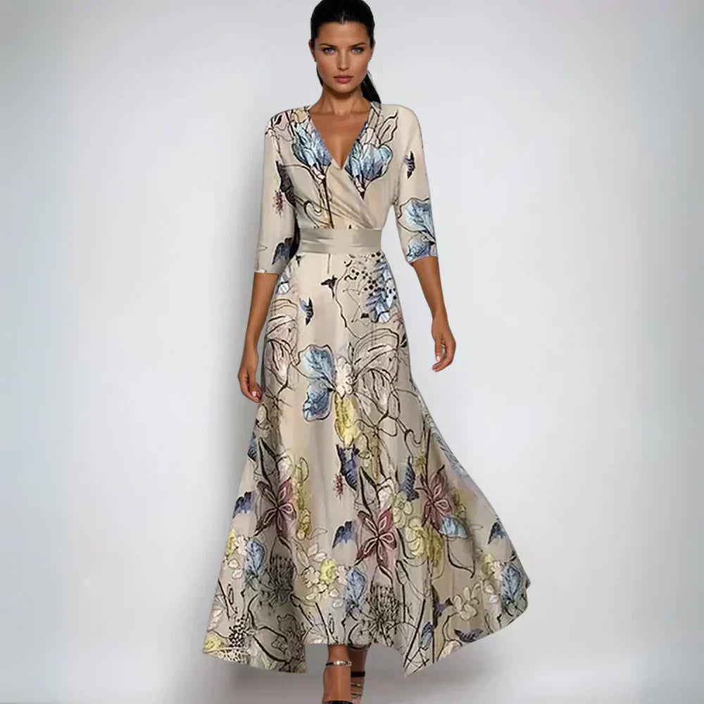 EMILIA |Elegante y versátil vestido floral