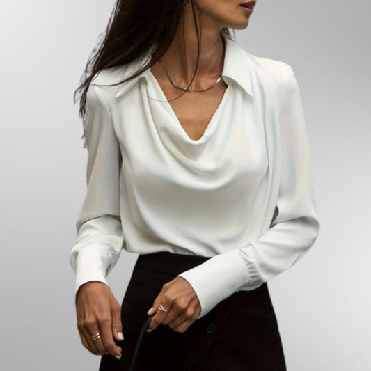 Violet | Blusa Elegante de Satén