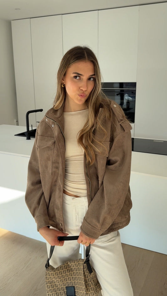 CHAQUETA DE ANTE