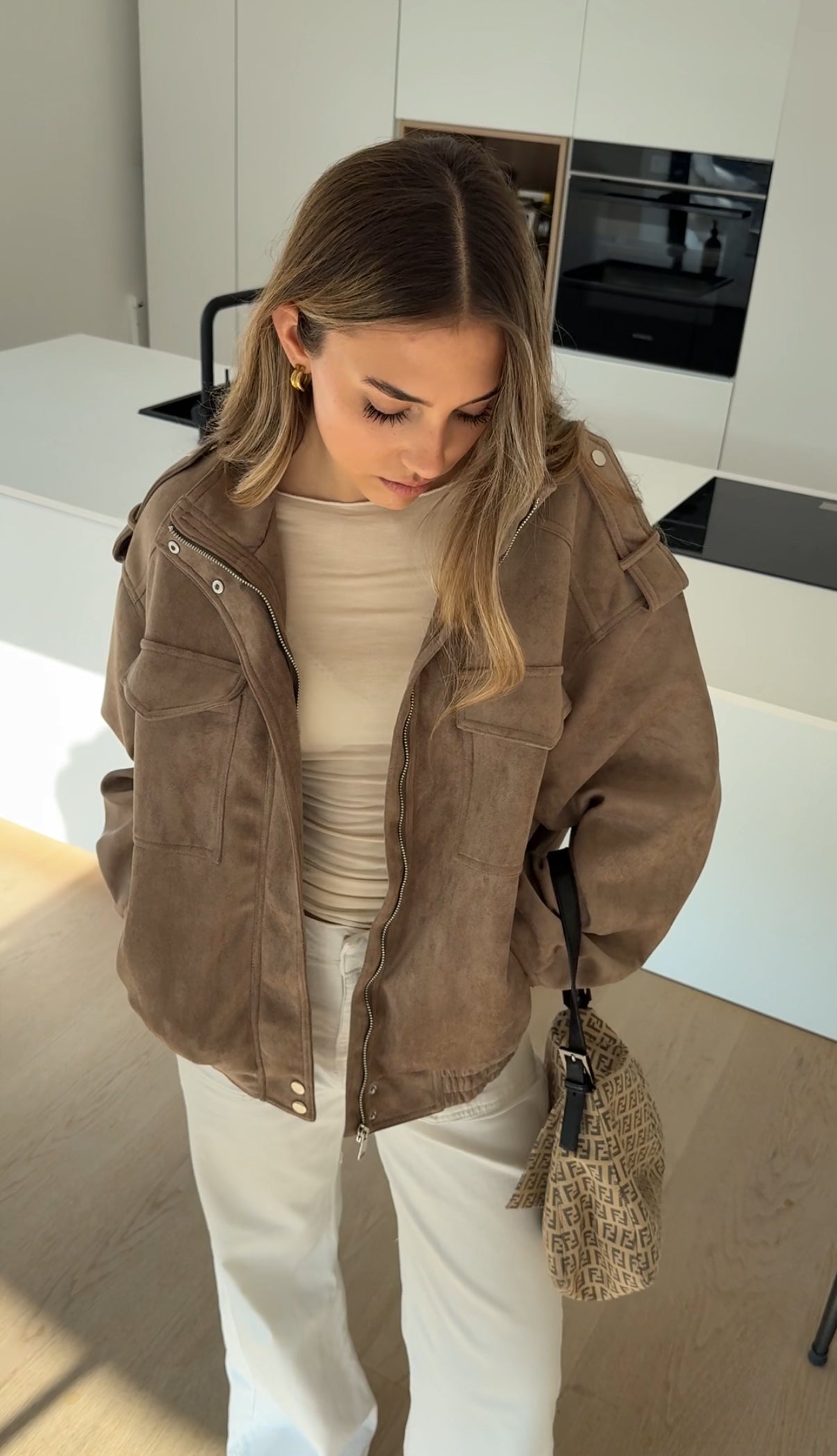CHAQUETA DE ANTE