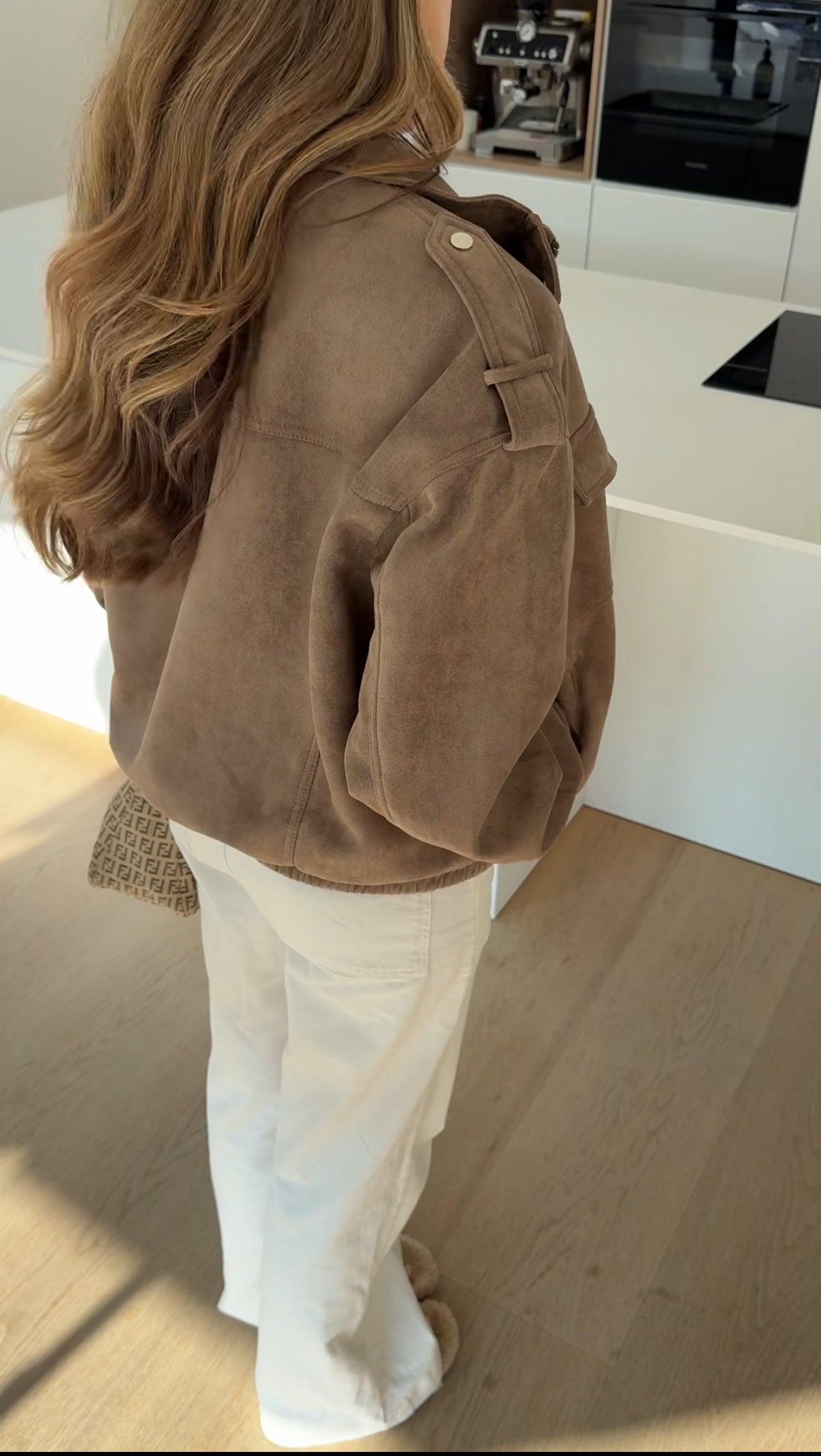 CHAQUETA DE ANTE