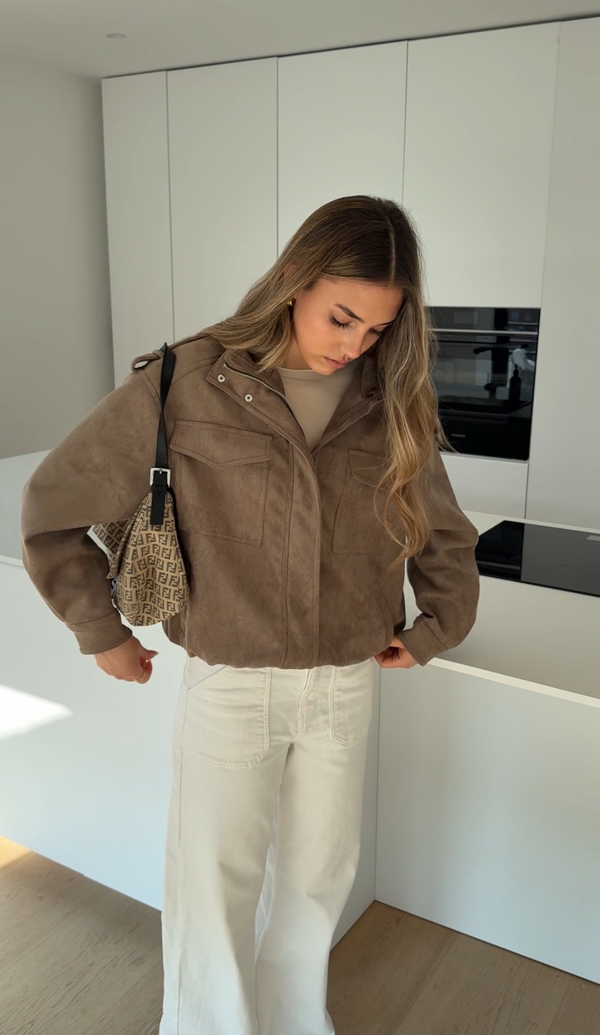 CHAQUETA DE ANTE