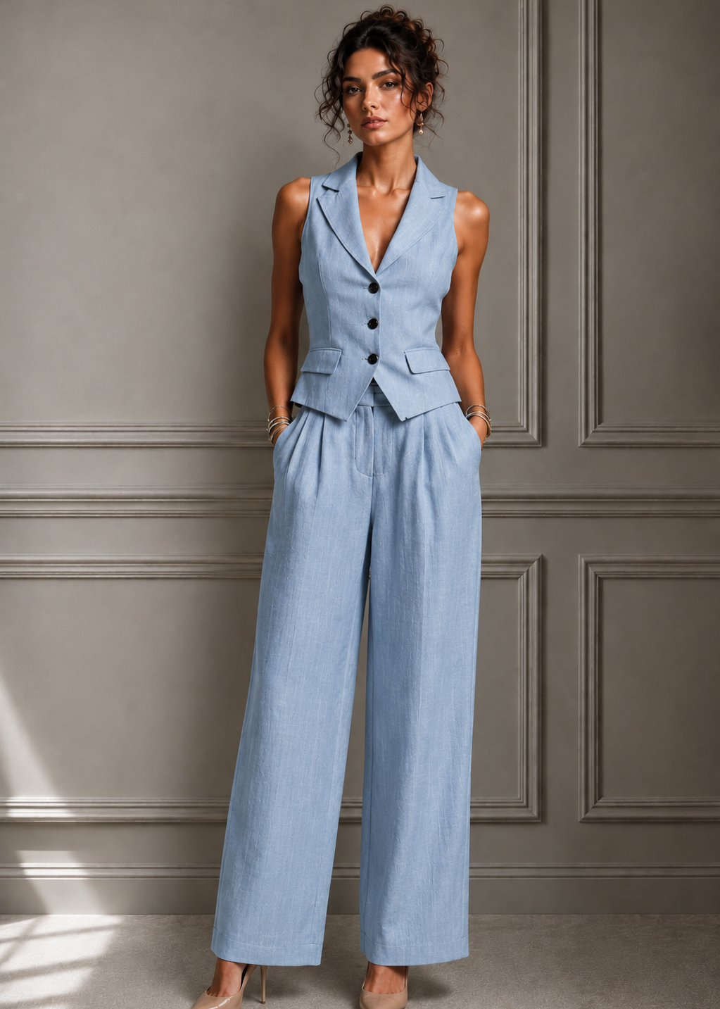 CAROL | Conjunto Impecable De Dos Piezas