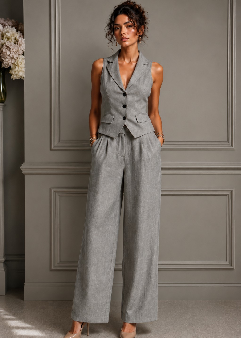 CAROL | Conjunto Impecable De Dos Piezas