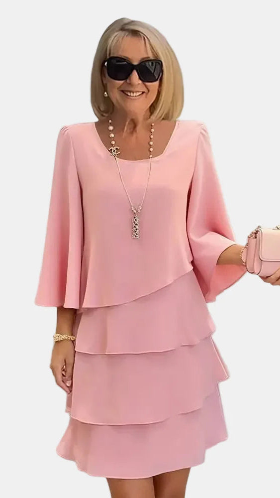 CATALINA | Vestido Elegante con Volantes