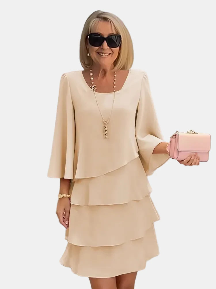 CATALINA | Vestido Elegante con Volantes