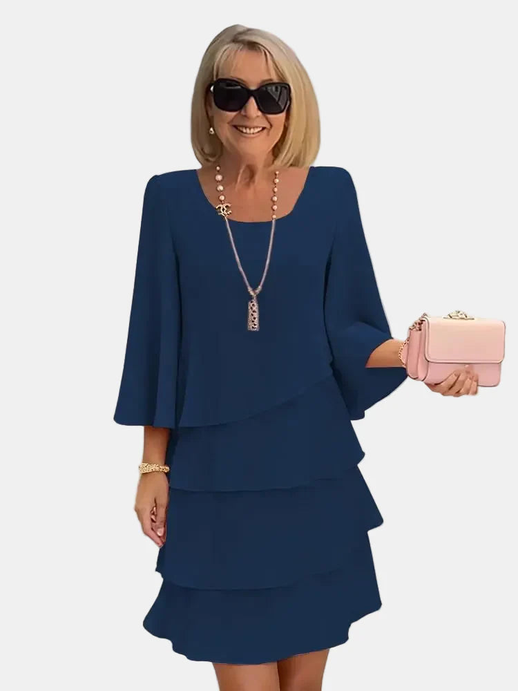 CATALINA | Vestido Elegante con Volantes