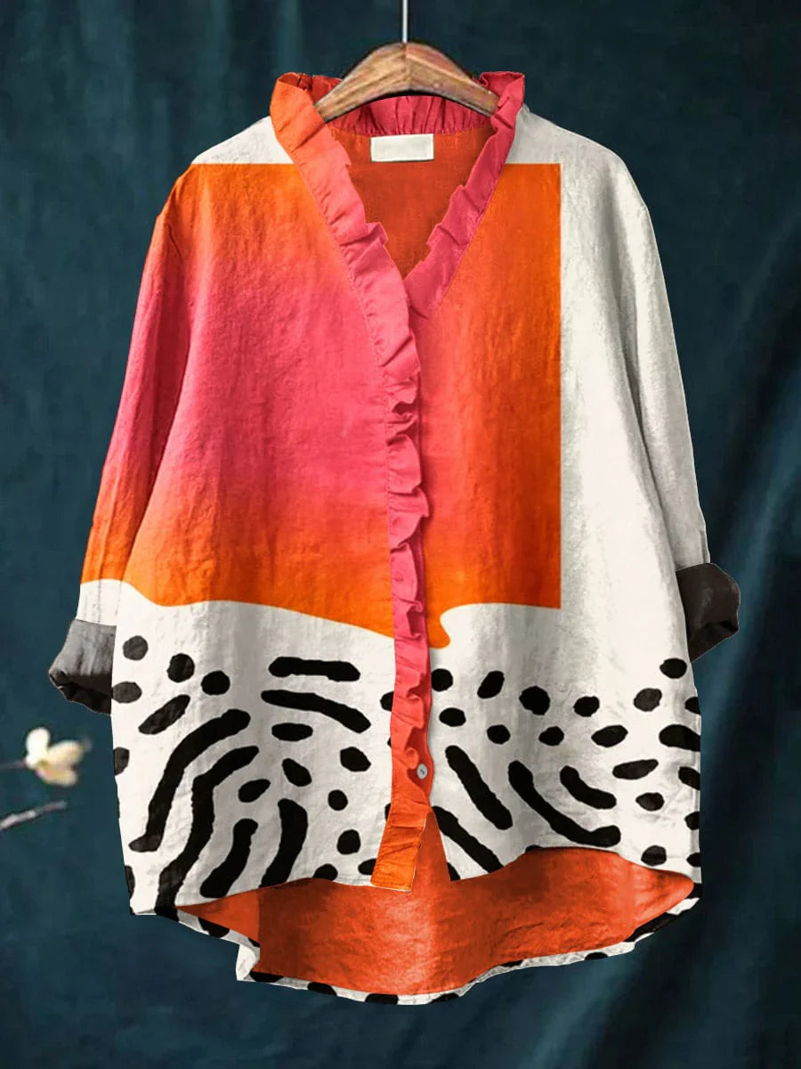 Melinda™ | Elegante Blusa de Verano en Lino