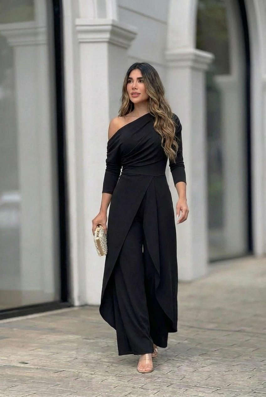 Frak | Elegante mono de un solo hombro
