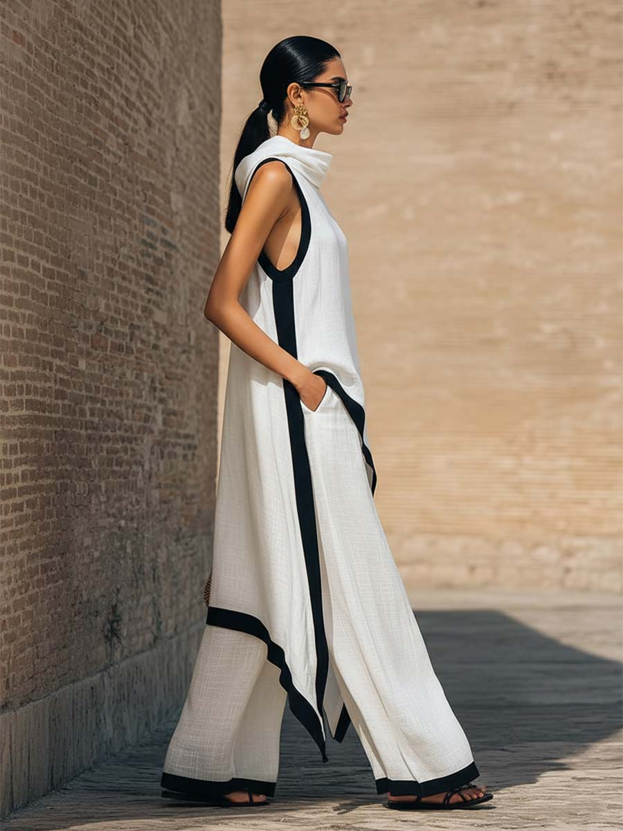 ALMA™|Conjunto Elegante en Lino y Algodón