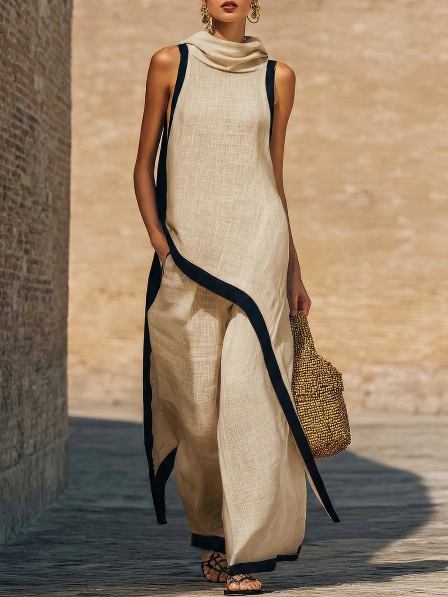 ALMA™|Conjunto Elegante en Lino y Algodón