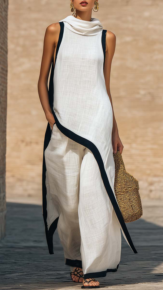 ALMA™|Conjunto Elegante en Lino y Algodón